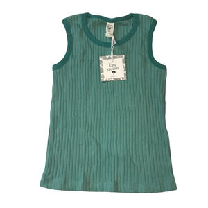 NWT Kate Quinn Organic 100% Cotton Green Tank 6Y
